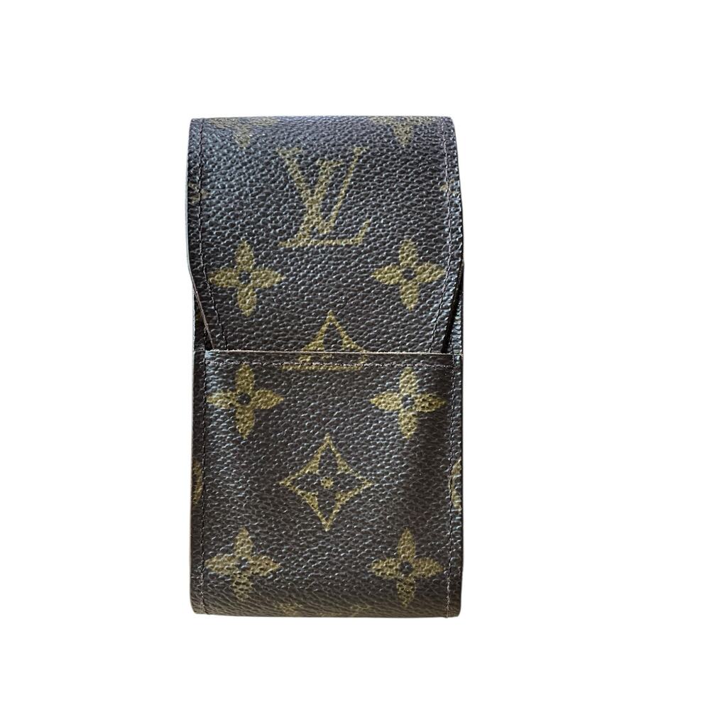 Authentic Louis Vuitton Vintage Monogram Étui Cigarette Case 912.